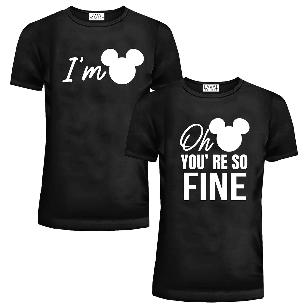 You’re So Fine Matching Couple Shirts – Funny His and Hers T-Shirt Set