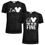 You’re So Fine Matching Couple Shirts – Funny His and Hers T-Shirt Set