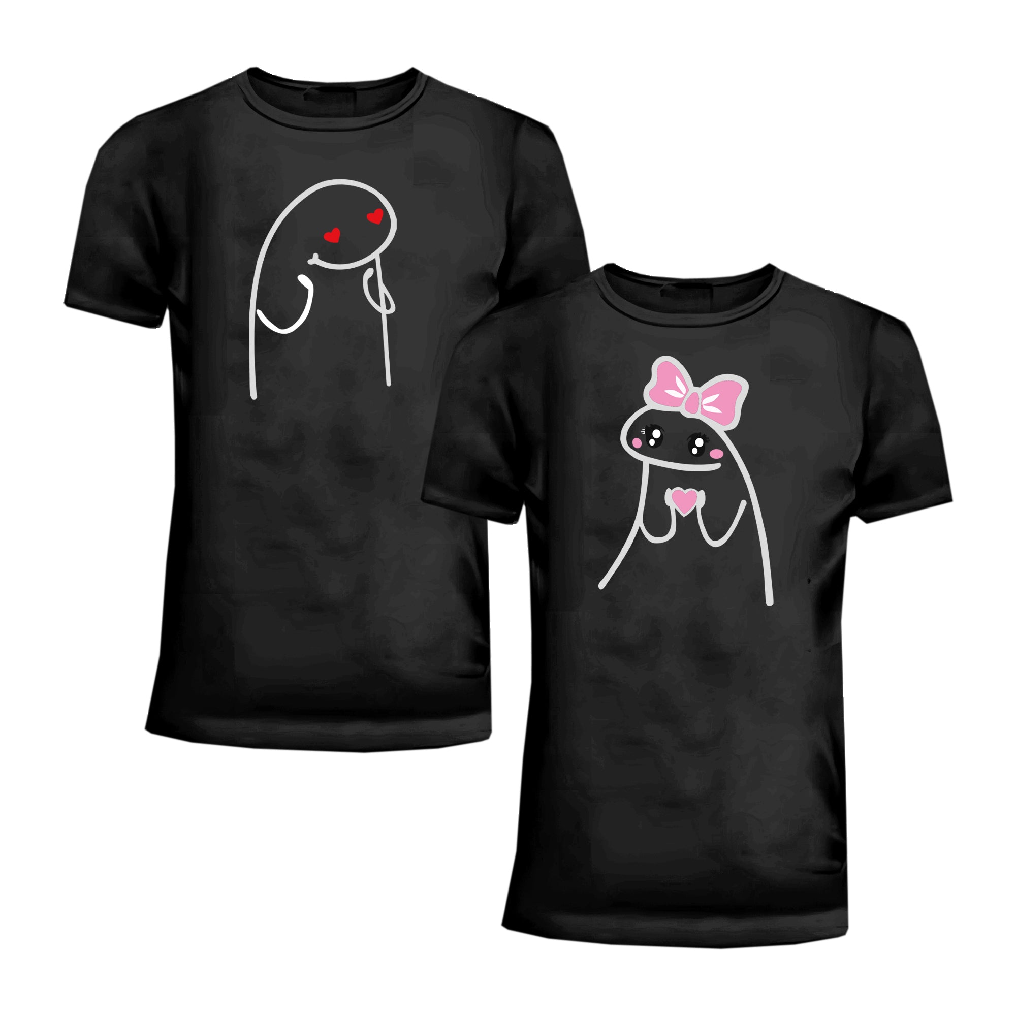 Cute Love Matching Couple Shirts – His and Hers Romantic T-Shirt Set