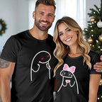 Cute Love Matching Couple Shirts – His and Hers Romantic T-Shirt Set