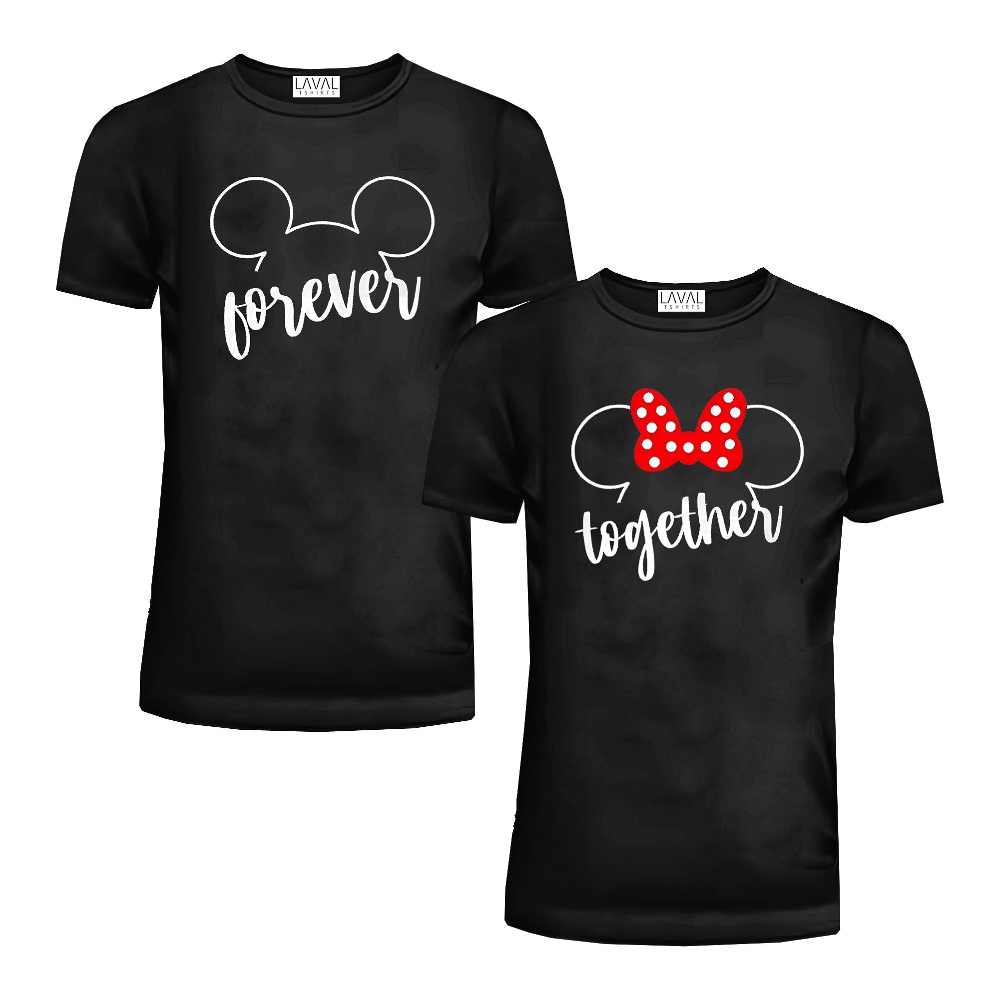 Forever Together Matching Couple Shirts – His and Hers T-Shirt Set