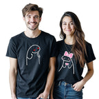 Cute Love Matching Couple Shirts – His and Hers Romantic T-Shirt Set