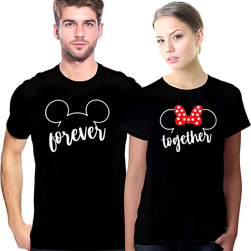 Forever Together Matching Couple Shirts – His and Hers T-Shirt Set