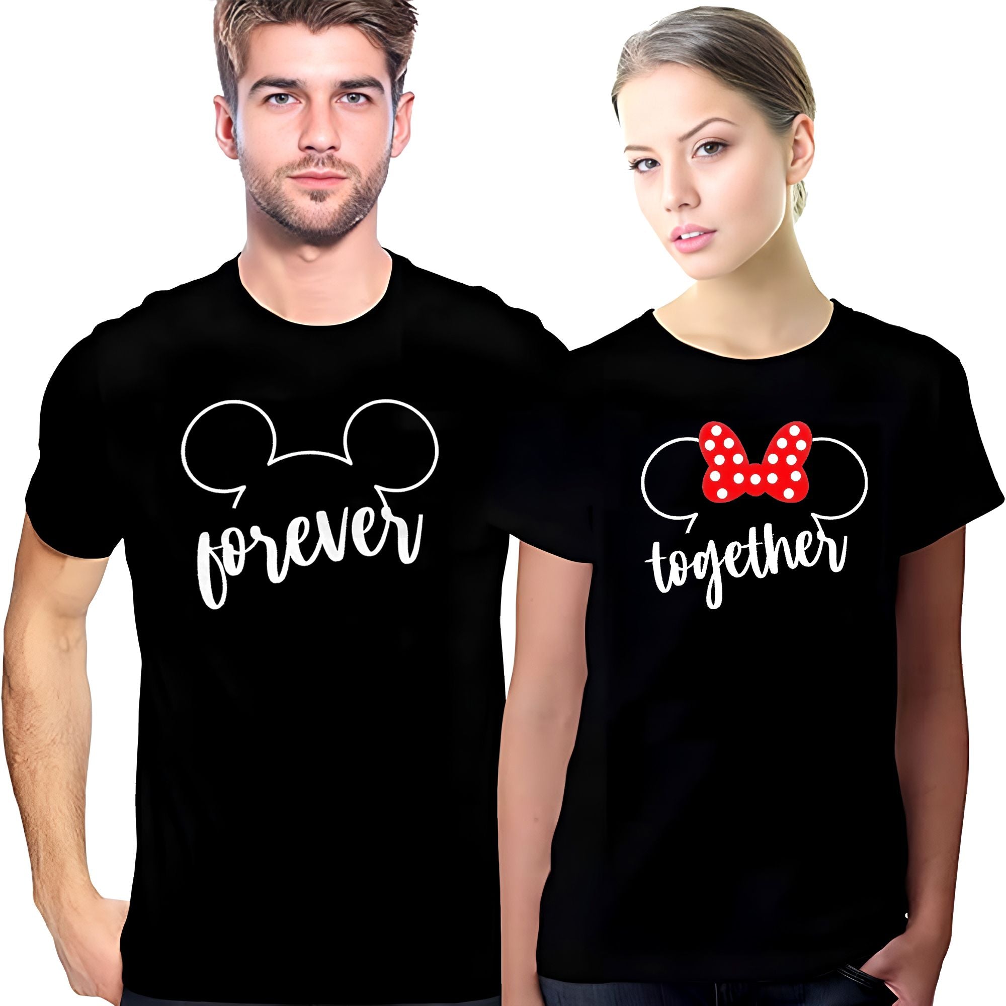 Forever Together Matching Couple Shirts – His and Hers T-Shirt Set