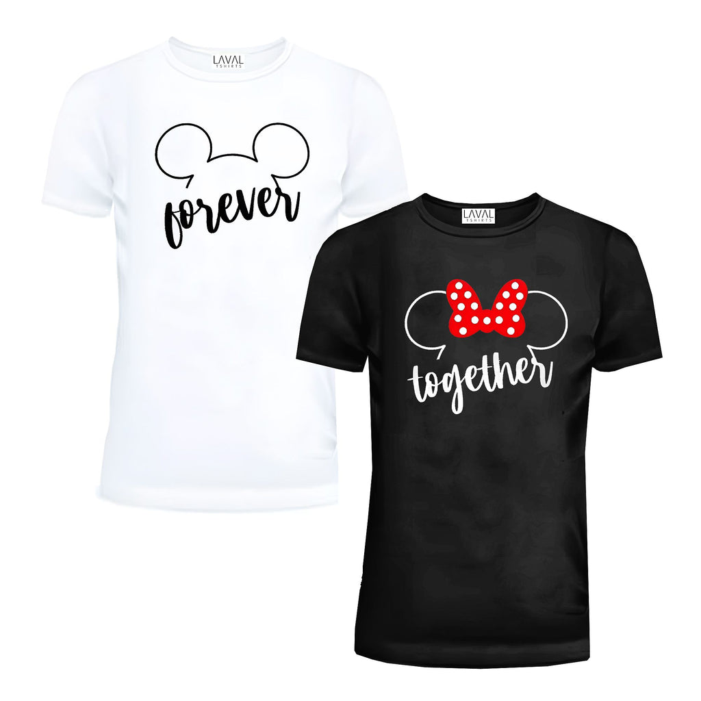 Forever Together Matching Couple Shirts – His and Hers T-Shirt Set