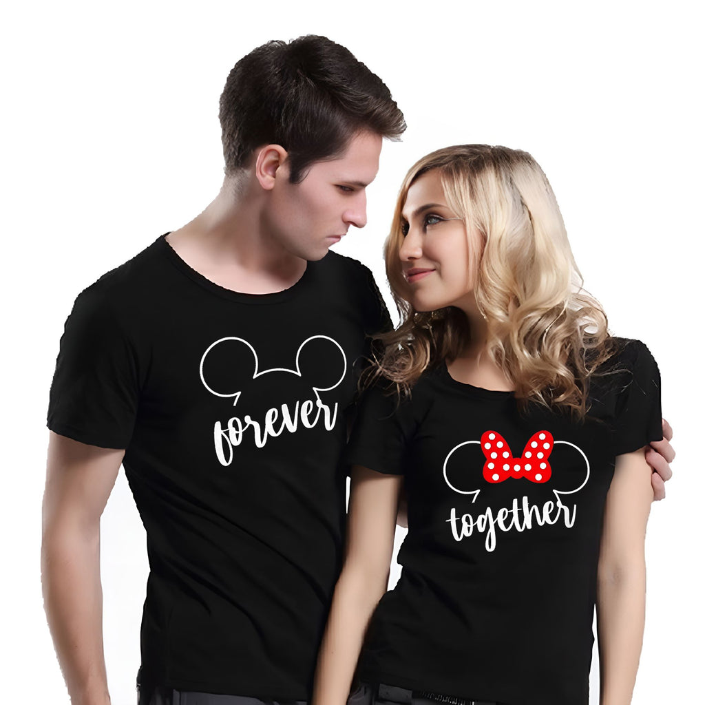 Forever Together Matching Couple Shirts – His and Hers T-Shirt Set