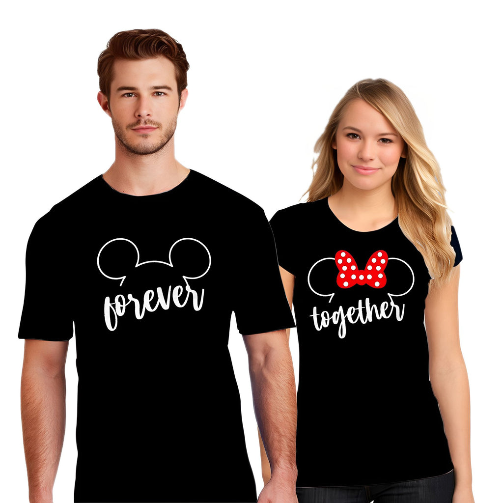 Forever Together Matching Couple Shirts – His and Hers T-Shirt Set