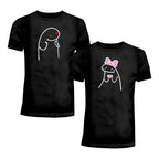Cute Love Matching Couple Shirts – His and Hers Romantic T-Shirt Set