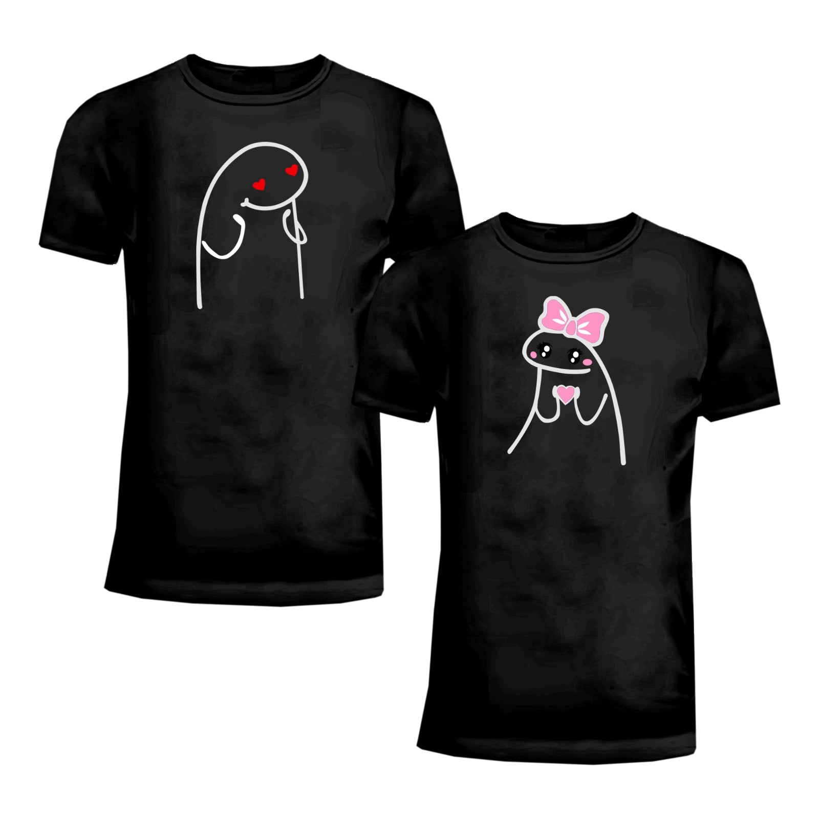 Cute Love Matching Couple Shirts – His and Hers Romantic T-Shirt Set