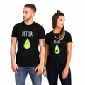 Better Half Avocado Matching Couple Shirts – Funny His and Hers T-Shirt Set