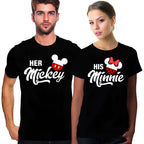 Her Man & His Woman Matching Couple Shirts – His and Hers T-Shirt Set