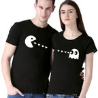 Retro Arcade Matching Couple Shirts – His and Hers Love T-Shirt Set