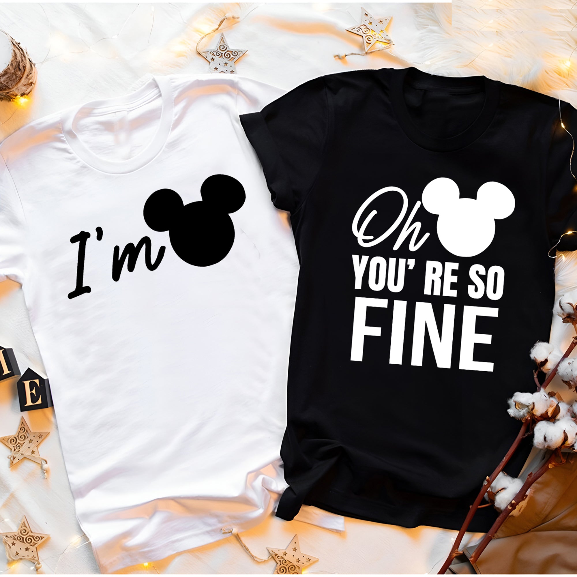 You’re So Fine Matching Couple Shirts – Funny His and Hers T-Shirt Set