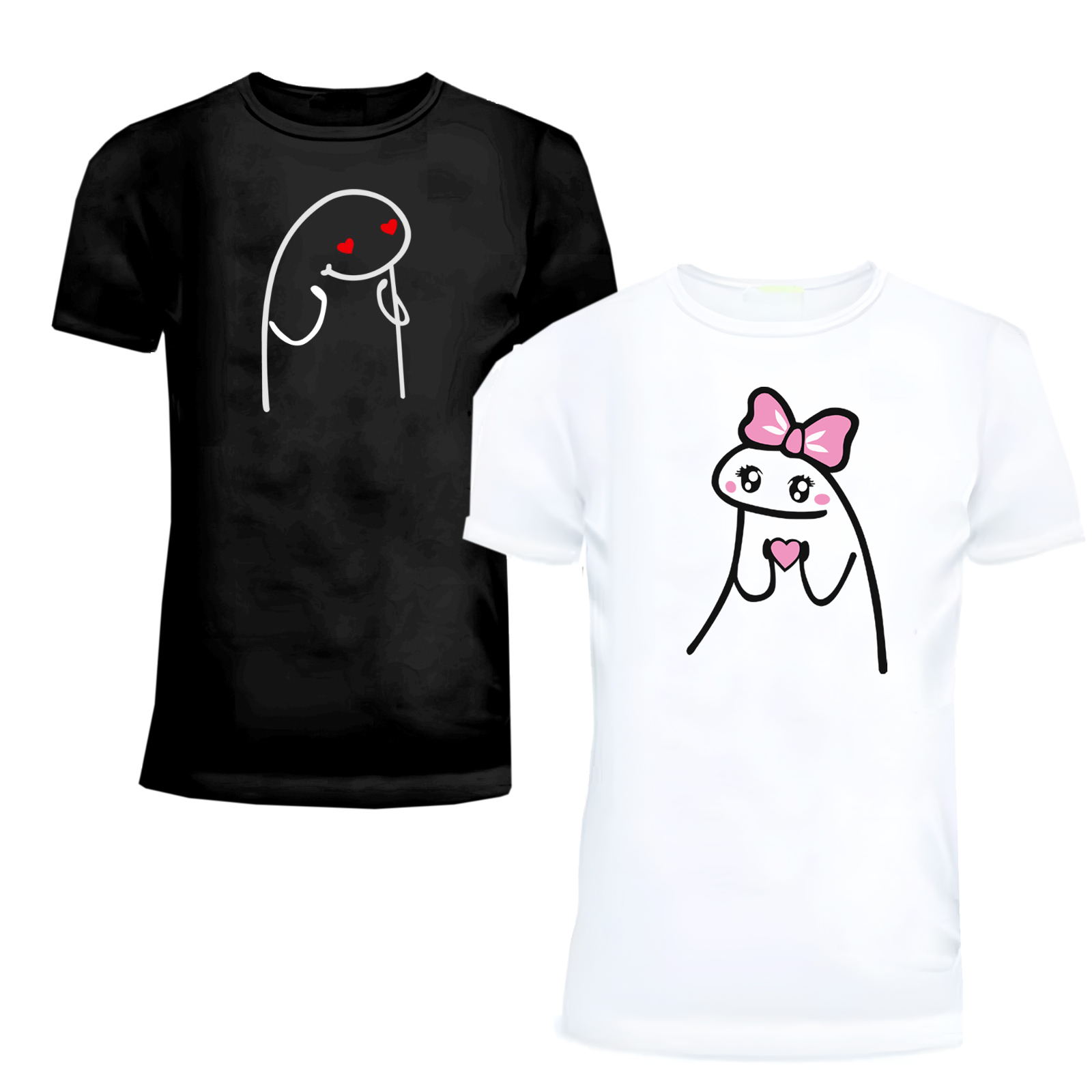 Cute Love Matching Couple Shirts – His and Hers Romantic T-Shirt Set