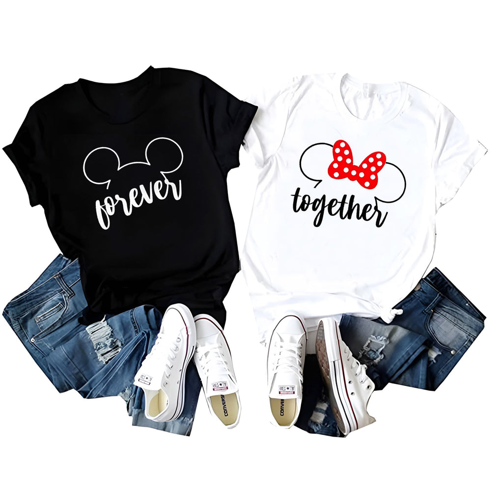 Forever Together Matching Couple Shirts – His and Hers T-Shirt Set