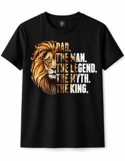 Dad Lion The Man The Myth The Legend T-Shirt – King Dad Shirt