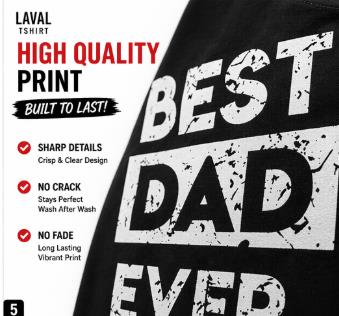 Best Dad Ever T-Shirt – Funny Father's Day Gift for Dad