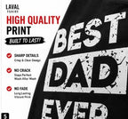 Best Dad Ever T-Shirt – Funny Father's Day Gift for Dad