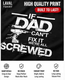 If Dad Can't Fix It We're All Screwed T-Shirt