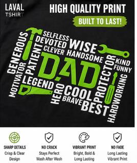 Awesome Dad T-Shirt – Funny Tool Design Father's Day Gift