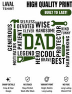 Awesome Dad T-Shirt – Funny Tool Design Father's Day Gift