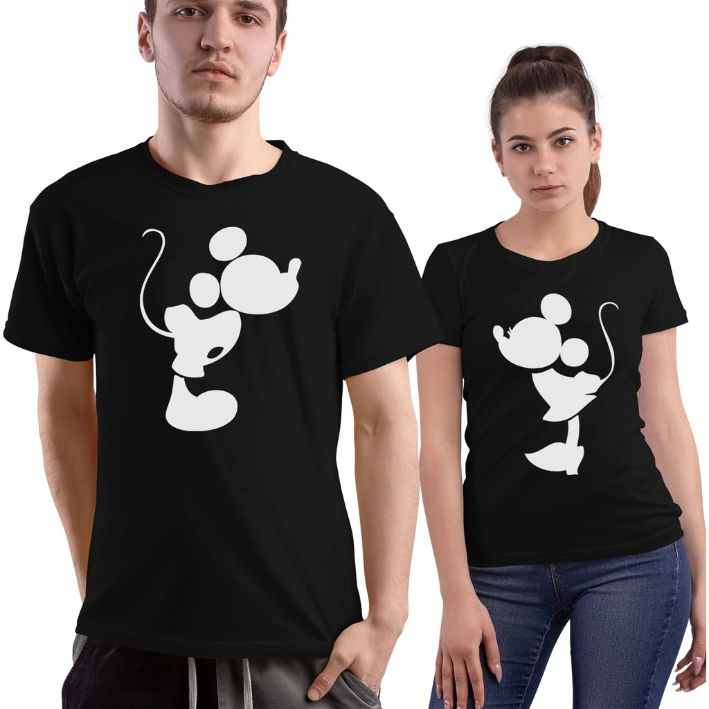 Kissing MM Couple Matching Shirts – His and Hers T-Shirts for Couples