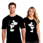 Kissing MM Couple Matching Shirts – His and Hers T-Shirts for Couples