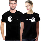 Retro Arcade Matching Couple Shirts – His and Hers Love T-Shirt Set