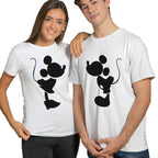 Kissing MM Couple Matching Shirts – His and Hers T-Shirts for Couples